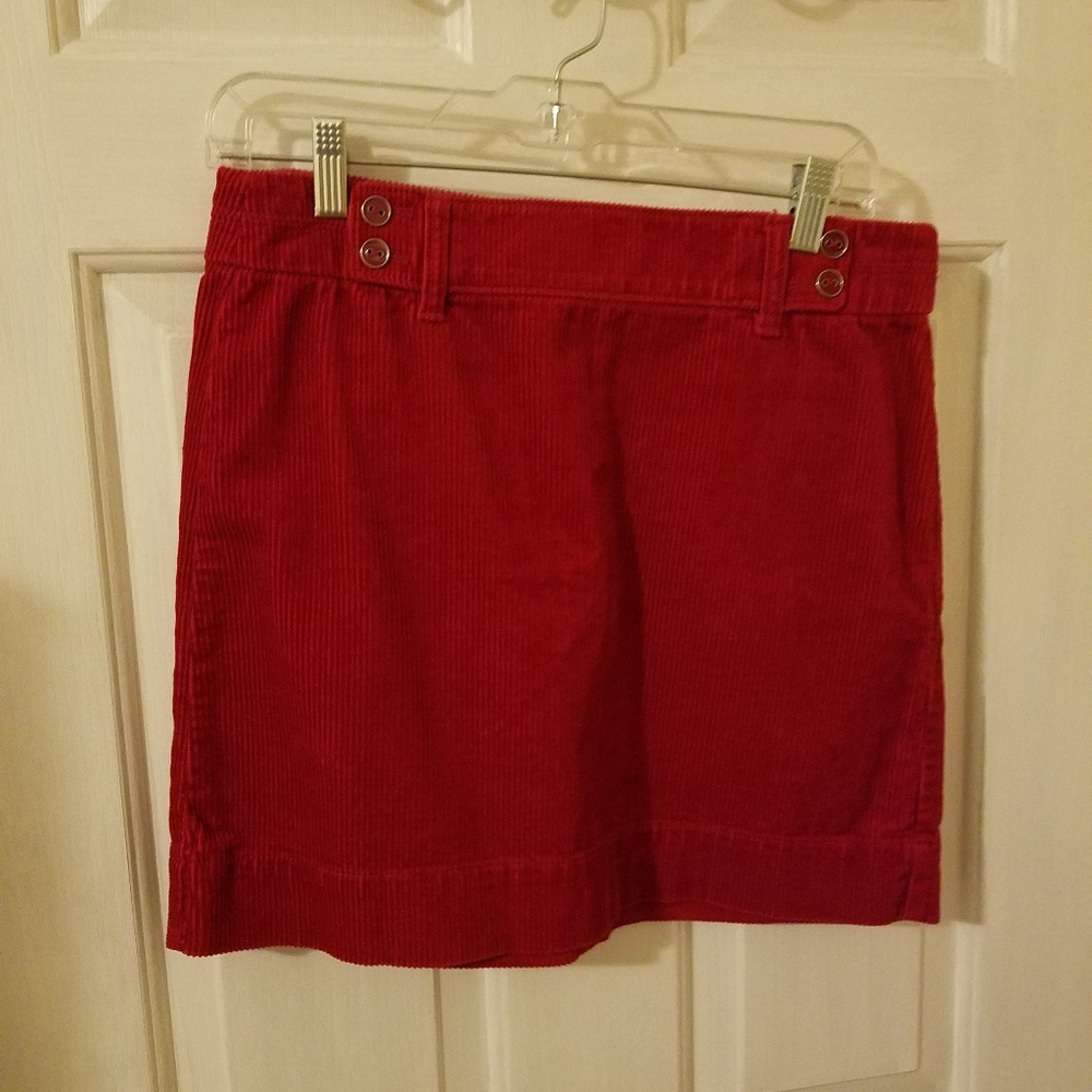 Loft Short Corduroy Skirt
